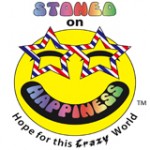 Stoned On Happiness Sticker- Bumper Sticker